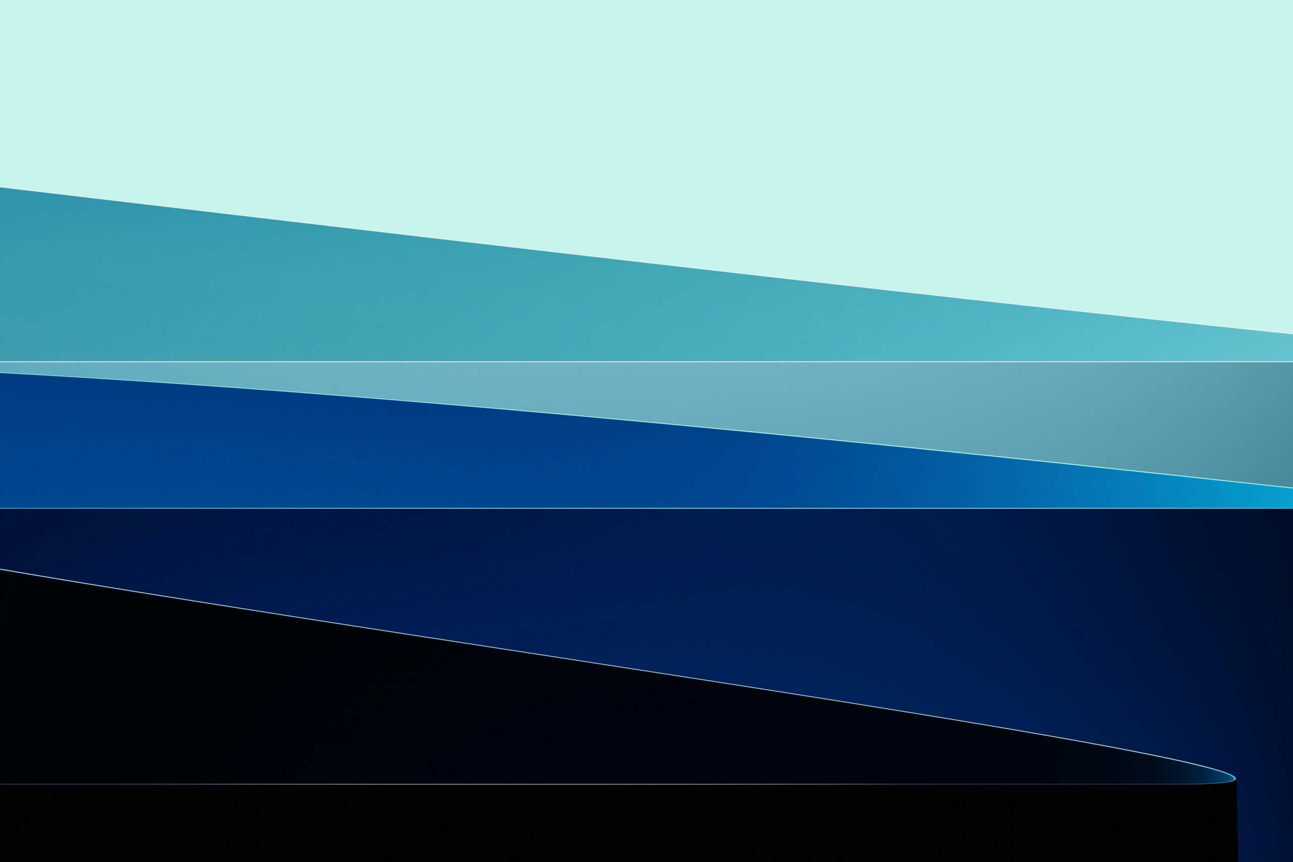 Blue geometric abstract background with layered smooth curves, modern design, and professional color palette for creative branding and marketing visuals.